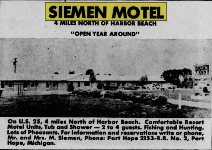 Windmill Motel (Siemen Motel) - Jun 1963 Ad